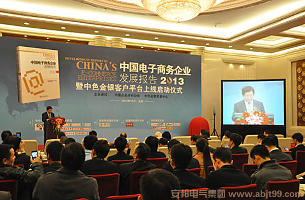 安邦電氣應(yīng)邀參加我國首部電子商務(wù)企業(yè)發(fā)展報告出版發(fā)行會(圖1)